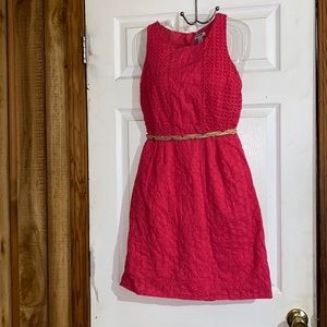 Old navy sundress dark pink lace style NWOT